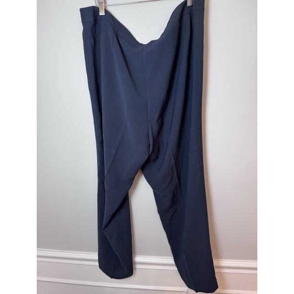 Lafayette 148 Straight Leg Pants RN95135 Navy 18W - Picture 7 of 10